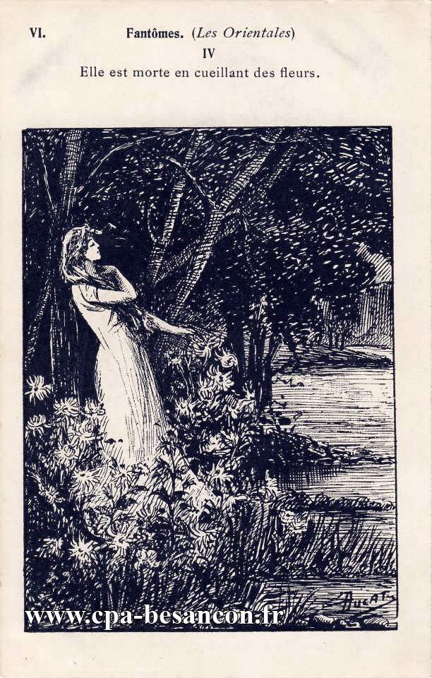 VI. Fantômes. (Les Orientales) IV - Victor Hugo. Illustration Ducat